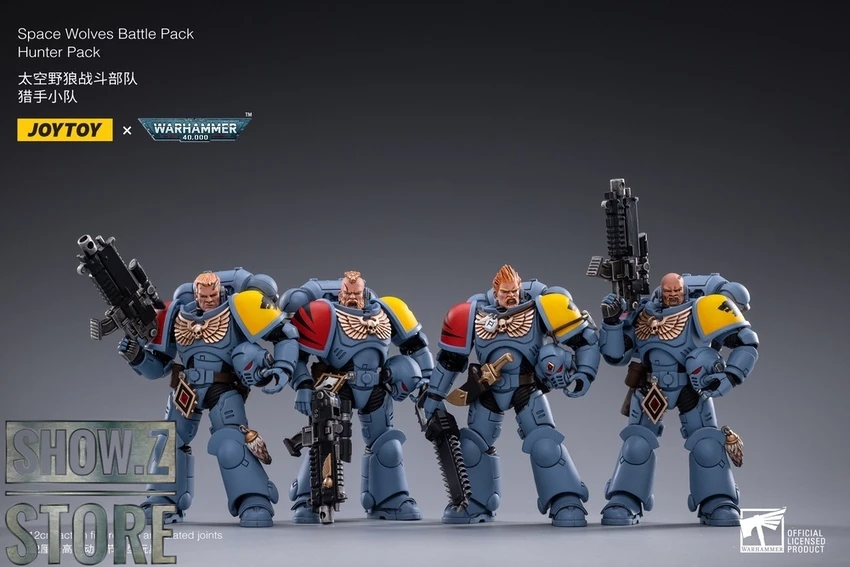 JoyToy Source 1/18 Warhammer 40K Space Wolves Battle Pack Hunter Pack Set Of 4 13 JoyToy Source 1/18 Warhammer 40K Space Wolves Battle Pack Hunter Pack Set Of 4 - Image 11