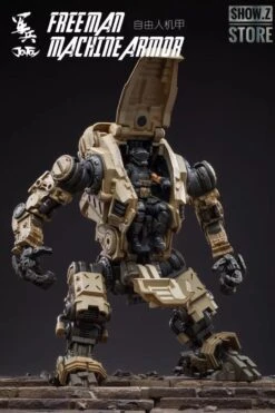JoyToy Source Acid Rain 1/18 Freeman Machine Armor W/ Pilot Mechas & Soldiers Figure Set Desert Brown Version -Cheap Action Figures Store 03a82faa13