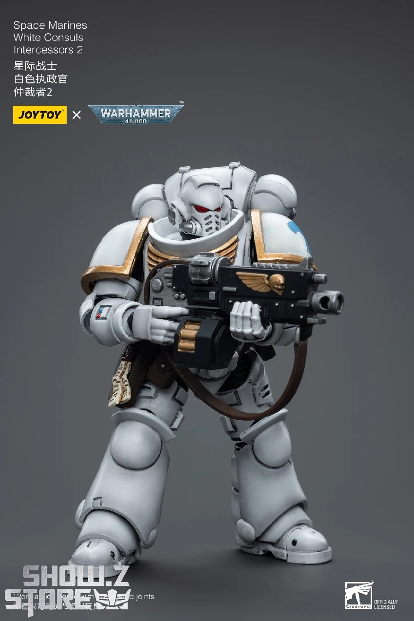 JoyToy Source 1/18 Warhammer 40K Space Marines White Consuls Intercessors 2 10 JoyToy Source 1/18 Warhammer 40K Space Marines White Consuls Intercessors 2 - Image 8