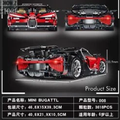 Lin07 Block 008 1/10 Bugatti Chiron Red Version 13 Lin07 Block 008 1/10 Bugatti Chiron Red Version -Cheap Action Figures Store 0d6d758ae5