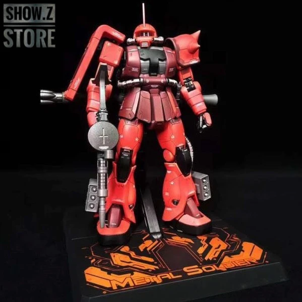 Metal Soldier MS 1/100 MS-06S MS06S Char's Zaku II Side 3 Side3 Red Comet Gundam Mobile Suit 3 Metal Soldier MS 1/100 MS-06S MS06S Char's Zaku II Side 3 Side3 Red Comet Gundam Mobile Suit