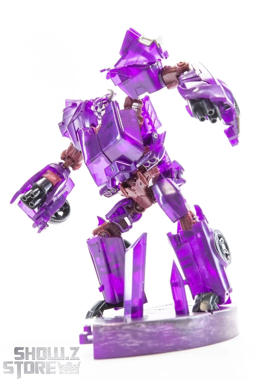 4th Party AC-03B TFP Cliffjumper Transparent Purple Version W/ Crystal Display Base 6 4th Party AC-03B TFP Cliffjumper Transparent Purple Version W/ Crystal Display Base - Image 4