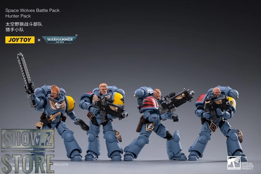 JoyToy Source 1/18 Warhammer 40K Space Wolves Battle Pack Hunter Pack Set Of 4 15 JoyToy Source 1/18 Warhammer 40K Space Wolves Battle Pack Hunter Pack Set Of 4 - Image 13