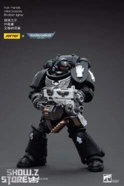 JoyToy Source 1/18 Warhammer 40K Iron Hands Intercessors Brother Ignar -Cheap Action Figures Store 1580594723