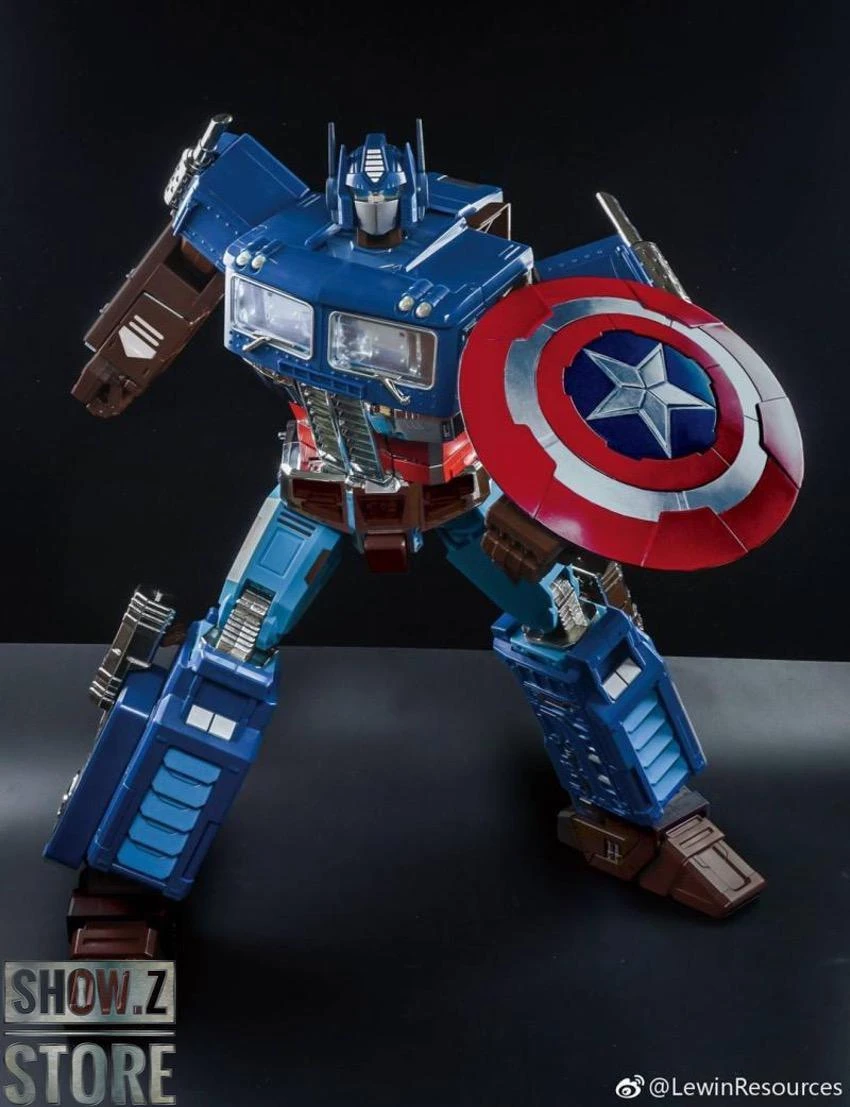 Lewin Resources Captain America Shield For LW-01A Optimus Prime 7 Lewin Resources Captain America Shield For LW-01A Optimus Prime - Image 5