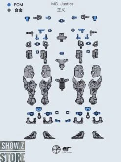 Point Factory Studio PFS02-2 Metal Parts For Bandai MG ZGMF-X09A Justice Gundam -Cheap Action Figures Store 16d43673e0