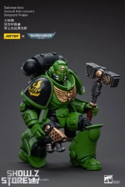 JoyToy Source 1/18 Warhammer 40K Salamanders Assault Intercessors Sergeant Krajax -Cheap Action Figures Store 17efe81723