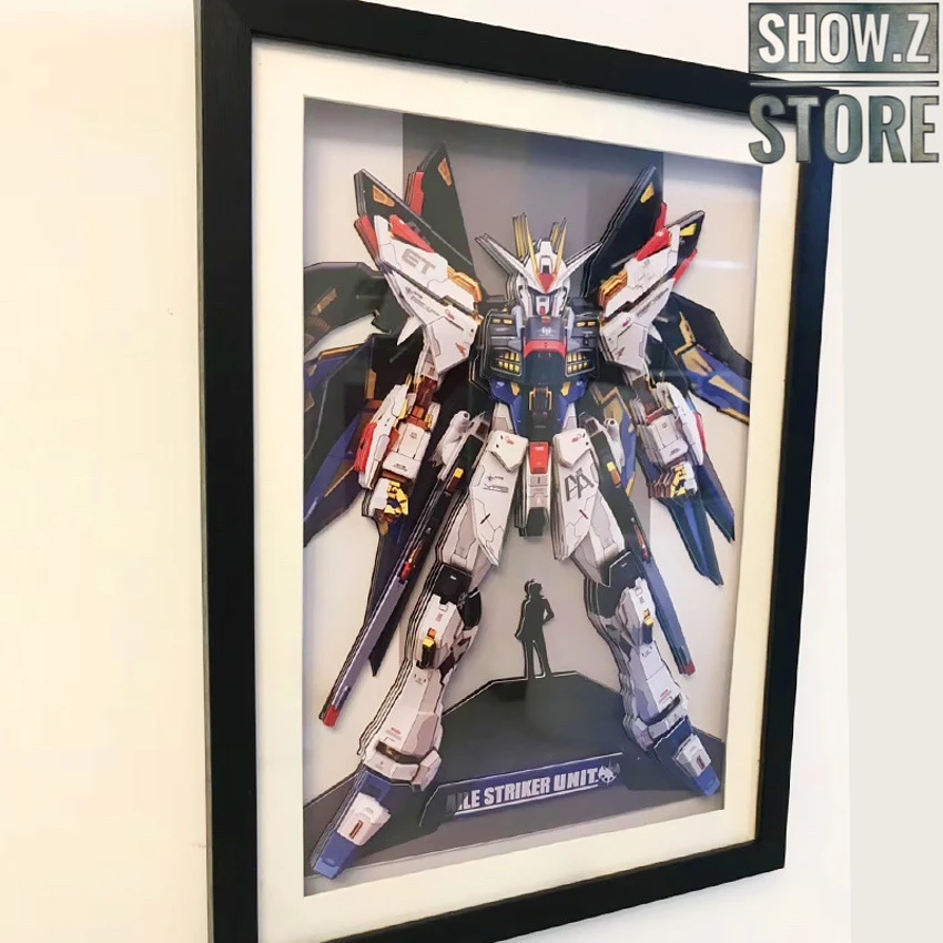 ChenFu Studio GAT-X105+AQM/E-X01 Aile Strike Gundam 3D Wall Art Decoration Picture 7 ChenFu Studio GAT-X105+AQM/E-X01 Aile Strike Gundam 3D Wall Art Decoration Picture - Image 5