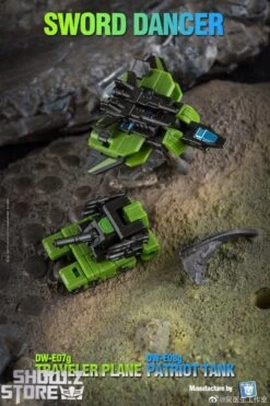 Dr.Wu Sword Dancer Slamdance DW-E07G Traveler Plane Raindance & DW-E08G Patriot Tank Grandslam Set Of 2 Green Version -Cheap Action Figures Store 18befd777d