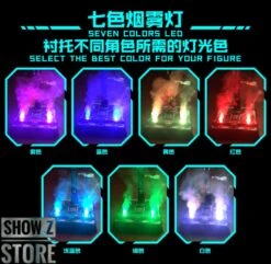 SNAP Remote Smoke Display Stand W/ LED Gold Version -Cheap Action Figures Store 1ae944a647