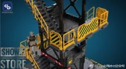 FreshRetro 1/18 1/24 SIB01 Scene In Box Watchtower Model Kit -Cheap Action Figures Store 1af75a380b