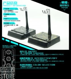 SNAP Remote Smoke Display Stand W/ LED Gold Version -Cheap Action Figures Store 1af85cdaaf