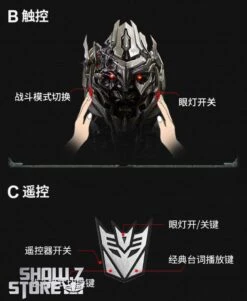 Killerbody 1/1 KB20069-48 Official Licensed Megatron Wearable Helmet W/ Voice Control -Cheap Action Figures Store 1c66703bcb