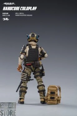 JoyToy Source 1/18 Hardcore Coldplay Hell Skull Paratrooper Squad Set Of 3 -Cheap Action Figures Store 22d678598e
