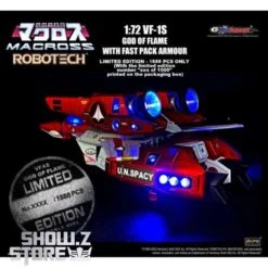 KitzConcept 1/72 Macross VF-1S God Of Flame W/ Fast Pack Armor Limited Edition -Cheap Action Figures Store 240a92aae8