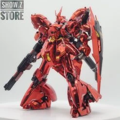 [SZ Custom] Bandai Custom RG 1/144 MSN-04 Sazabi W/ Custom Electroplated Chrome Painting -Cheap Action Figures Store 24348c8340
