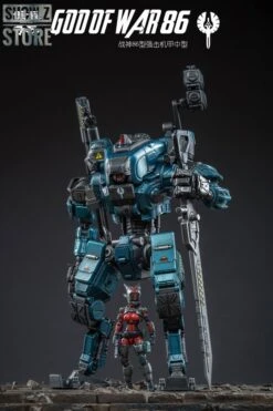 JoyToy Source Acid Rain 1/25 God Of War 86 Medium-Sized Mecha Figure Set Blue Version -Cheap Action Figures Store 26aa7a3c02