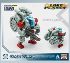 MechFansToys Lost Planet Coast Guard CG01 White Shark & CG02 Red Dragon -Cheap Action Figures Store 26c12d72ff
