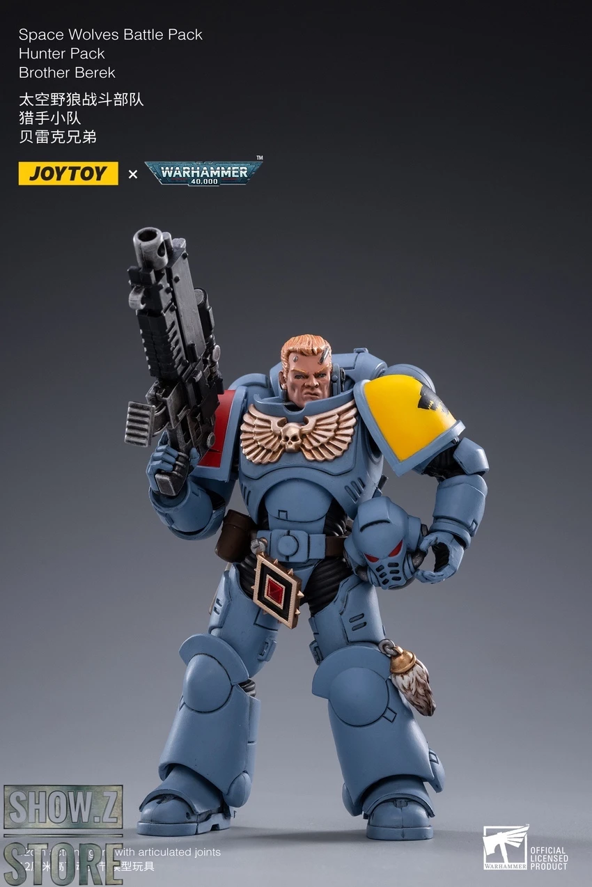 JoyToy Source 1/18 Warhammer 40K Space Wolves Battle Pack Hunter Pack Set Of 4 11 JoyToy Source 1/18 Warhammer 40K Space Wolves Battle Pack Hunter Pack Set Of 4 - Image 9