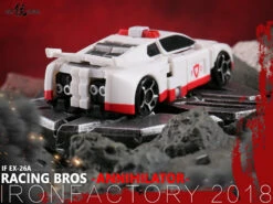 IronFactory EX-26A Racing Bros Annihilator Red Alert -Cheap Action Figures Store 27b7dd9cce