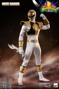 Threezero Studio 1/6 Mighty Morphin Power Rangers White Ranger -Cheap Action Figures Store 2ba4c476fb