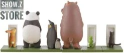 Kaiyodo MiniQ Sato Kunio's Animal Bathroom In Groups 2 Set Of 8 -Cheap Action Figures Store 2c26661413