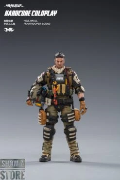 JoyToy Source 1/18 Hardcore Coldplay Hell Skull Paratrooper Squad Set Of 3 -Cheap Action Figures Store 2d7fdd7094