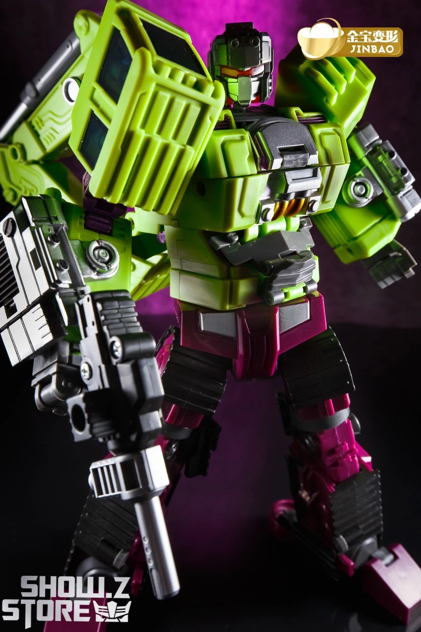 Jinbao DF03 Builder.D Devastator Green Version Set Of 6 Oversized Version 20 Jinbao DF03 Builder.D Devastator Green Version Set Of 6 Oversized Version - Image 18