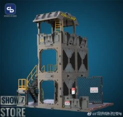 FreshRetro 1/18 1/24 SIB02 Scene In Box Guard Tower Model Kit -Cheap Action Figures Store 3091bd5dae