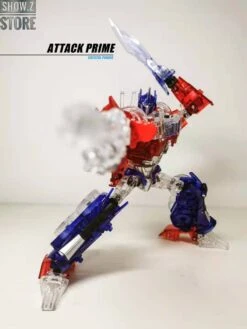 APC Toys APC-001 Attack Prime TFP Optimus Prime Clear Version W/ Clear Wheels -Cheap Action Figures Store 3238f95f32