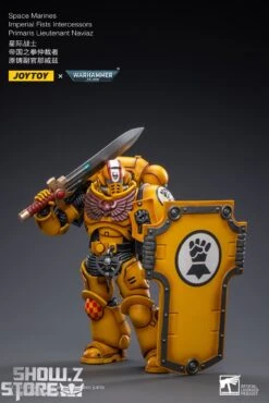 JoyToy Source 1/18 Warhammer 40K Imperial Fists Intercessors Primaris Lieutenant Naviaz -Cheap Action Figures Store 339b579df2