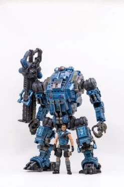 JoyToy Source Acid Rain 1/18 Freeman Machine Armor W/ Pilot Mechas & Soldiers Figure Set Navy Blue Version -Cheap Action Figures Store 397c5beac9