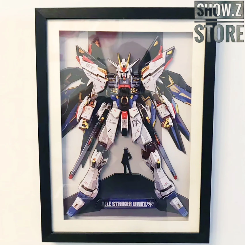 ChenFu Studio GAT-X105+AQM/E-X01 Aile Strike Gundam 3D Wall Art Decoration Picture 6 ChenFu Studio GAT-X105+AQM/E-X01 Aile Strike Gundam 3D Wall Art Decoration Picture - Image 4