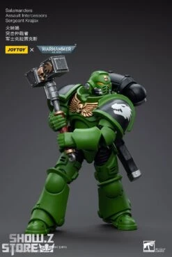 JoyToy Source 1/18 Warhammer 40K Salamanders Assault Intercessors Sergeant Krajax -Cheap Action Figures Store 3a009a02d5