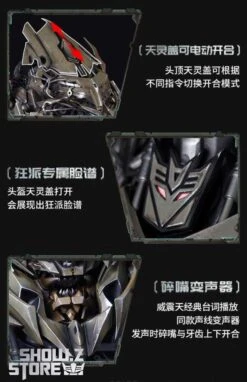 Killerbody 1/1 KB20069-48 Official Licensed Megatron Wearable Helmet W/ Voice Control -Cheap Action Figures Store 3a0e36fe61