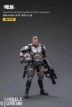 JoyToy Source 1/25 Steel Bone Fighting Mecha 09 Silver Guardian W/ Pilot -Cheap Action Figures Store 3a6387733a