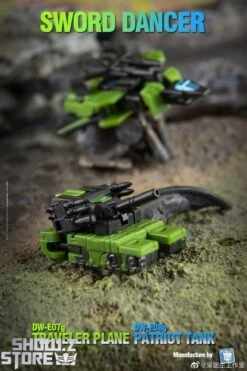 Dr.Wu Sword Dancer Slamdance DW-E07G Traveler Plane Raindance & DW-E08G Patriot Tank Grandslam Set Of 2 Green Version -Cheap Action Figures Store 3be4bbe96f