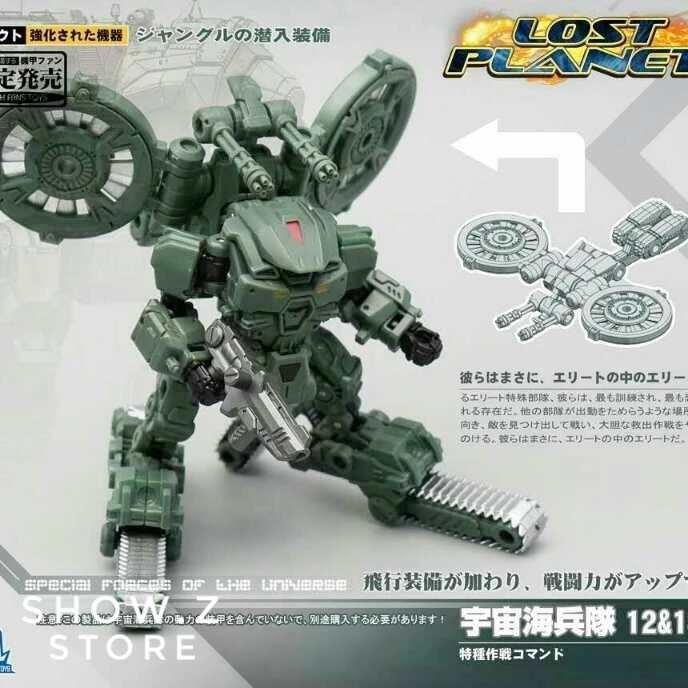 MechFansToys Lost Planet Powered-suit DA12 & DA13 Jungle Color Version 4 MechFansToys Lost Planet Powered-suit DA12 & DA13 Jungle Color Version - Image 2