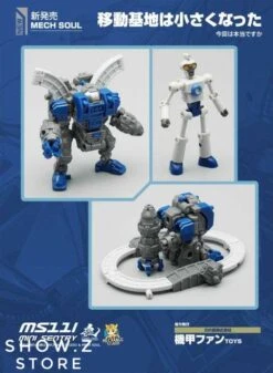 MechFansToys Mech Fans Toys Mech Soul MS-11I Mini Sentry & Doc Blue Version -Cheap Action Figures Store 3d4d72f83a