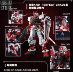 Daban DB 1/60 PG MBF-P02 MBFP02 Gundam Astray Red Frame -Cheap Action Figures Store 3f310ca9bb