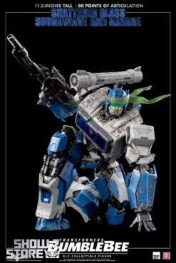 ThreeZero & Hasbro 3Z0160-EX 3Z04121W0 DLX Shattered Glass Soundwave & Ravage W/ LED -Cheap Action Figures Store 47937b1727