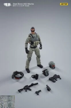 JoyToy Source 1/24 H02 Steel Bone Firepower Mecha Grey-Green Color W/ Pilot -Cheap Action Figures Store 47b5565e32