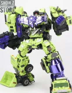 Generation Toy GT-99 Gravity Builder Devastator Metallic Painted Limited Version W/ Upgrade Kit -Cheap Action Figures Store 4867f8161d