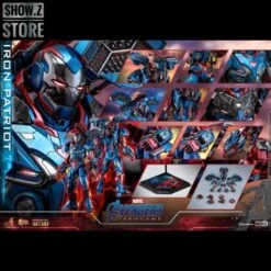Hot Toys HotToys HT MMS547D34 1/6 Avengers: Endgame Iron Patriot Iron Man Collectible Figure -Cheap Action Figures Store 492e738c28