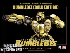Threezero & Hasbro 3Z0294-EX Bumblebee Golden Version -Cheap Action Figures Store 4bbf81e3f2