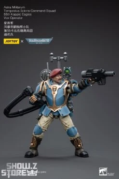 JoyToy Source 1/18 Warhammer 40K Astra Militarum Tempestus Scions Command Squad 55th Kappic Eagles Vox Operator -Cheap Action Figures Store 4ca9f0a198