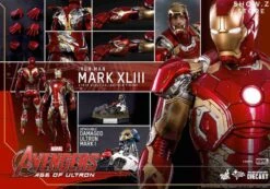 Hot Toys HT 1/6 Iron Man Mark XLIII MK43 MMS278D09 Avengers: Age Of Ultron Collectible Figure -Cheap Action Figures Store 4d3134c8a1