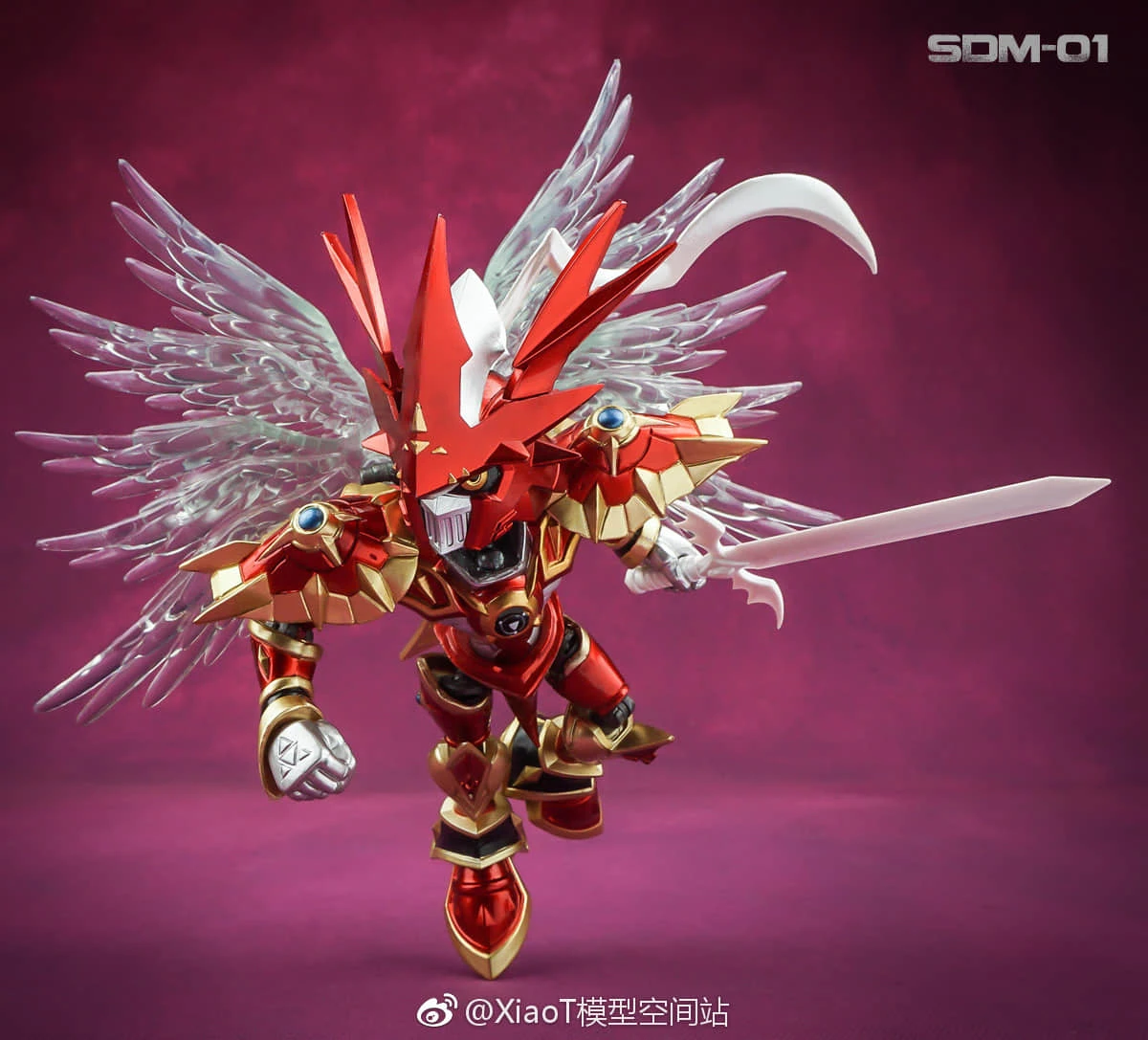 TungMung EX SDM-01 SDM01 Digital Monster Digimon Dukemon Gallantmon Crimson Mode NX Style 4 TungMung EX SDM-01 SDM01 Digital Monster Digimon Dukemon Gallantmon Crimson Mode NX Style - Image 2