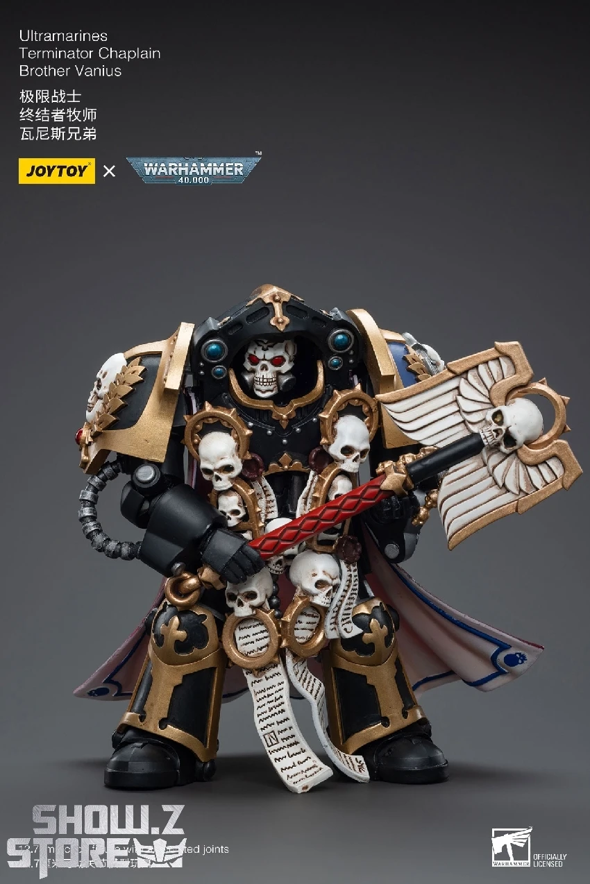JoyToy Source 1/18 Warhammer 40k Ultramarines Terminator Chaplain Brother Vanius 6 JoyToy Source 1/18 Warhammer 40k Ultramarines Terminator Chaplain Brother Vanius - Image 4