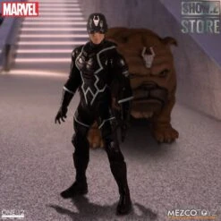 MEZCO Toyz One:12 Black Bolt & Lockjaw Two-Pack -Cheap Action Figures Store 502f0804ba